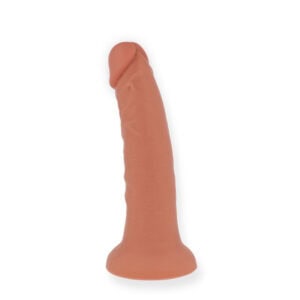 DILDO VIBRADOR BOGOTÁ MÉDIO 9 VELOCIDADES NATURAL 17,5 CM -O- 4.0 CM - APLICATIVO GRATUITO