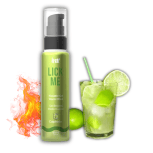 GEL BEIJÁVEL COM EFEITO CALOR E SABOR A CAIPIRINHA LICK ME INTT 50ML