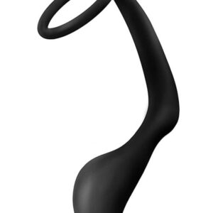 ANAL ADVENTURES COCK RING PLUG PRETO