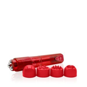 VIBRADOR PORTÁTIL VIBBRANT VERMELHO