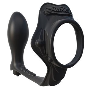Anel vibratório Fantasy C-Ringz Rock Hard Ass-Gasm – Preto