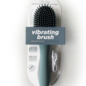 Escova de Cabelo Vibratória Vibraliss Cinza Azul