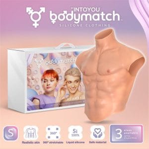Boomax Torso Masculino Hiperrealista Tecido de Silicone Líquido Tamanho S
