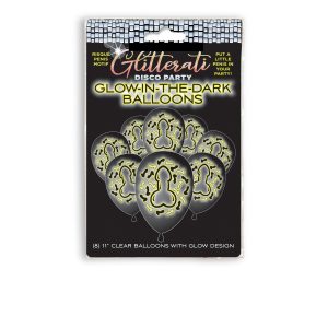 Balões Glitterati Disco Glow
