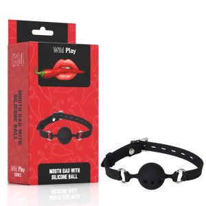 MOUTH GAG WITTH SILICONE BALL