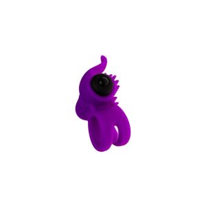 Bullet Ring Tongue Anéis Vibratórios 10 Modos de Silicone