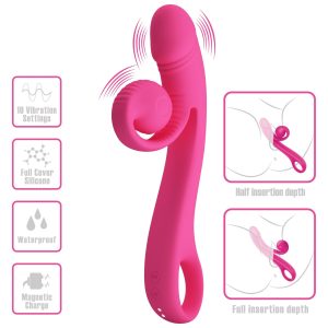 Beau Snail Rabbit – Hot Pink