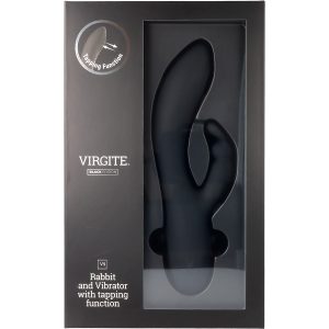 Vibrador de Coelho Recarregável V9 Preto
