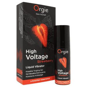 Orgie High Voltage - Vibrador Líquido - Morango (15ml)