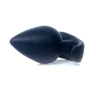 PLUG ANAL SILICONE PRETO MEDIUM