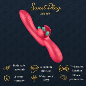 VIBRADOR PONTO G COM LÍNGUA CLITORIANA - A16