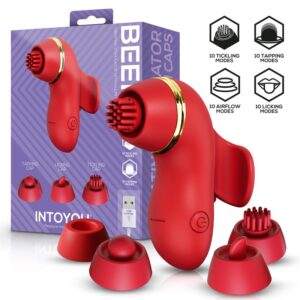 BEENY com 4 cabeças, sucção, toques, cócegas e lambidas