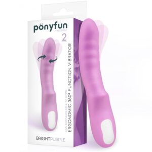 Vibrador e Rotador Brightpurple Duplo Motor 360º Silicone USB 360º