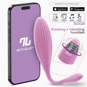 Ovo Vibrador com Bolas Internas com Rotação e APP