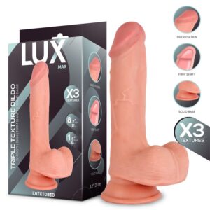 Dildo LUX Max Triple Density com testículos 8,2
