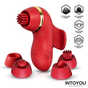 BEENY com 4 cabeças, sucção, toques, cócegas e lambidas