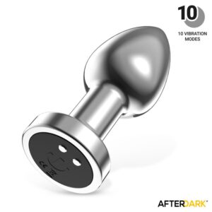 Dimpor Anal Plug com vibração USB Magnético Tamanho M