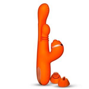 Vibrador Ethan 360º para o ponto G e cabeças intercambiáveis
