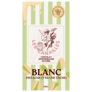 CHOCOLATE BRANCO COM PISTACHIO 100G