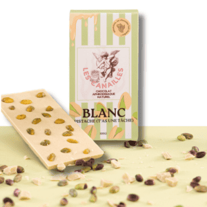 CHOCOLATE BRANCO COM PISTACHIO 100G