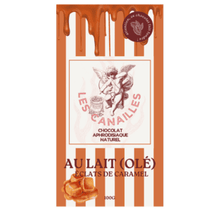 CHOCOLATE DE LEITE COM GOTAS DE CARAMELO 100G