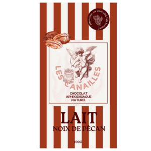 CHOCOLATE DE LEITE COM NOZES PECAN 100G