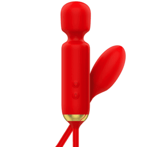 Vibrador MIA Toscana com ovo vibrante para prazer duplo e estimulação intensa. Design ergonômico e f.