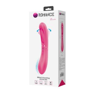 Vibrador Romance Lexie Pink para estimulação íntima e prazer. Design ergonômico, suave e discreto, i.