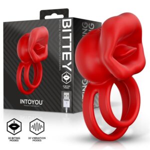 Anel vibratório com design de língua para estímulo intenso e prazeroso. Ideal para momentos íntimos.