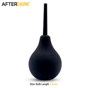 Vibrador anal preto com design ergonômico e tamanho de 7,8 cm para prazer intenso.