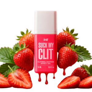 Gel estimulante para clitóris com efeito de sucção.
