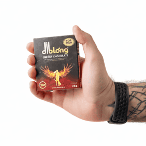 Chocolate energizante Diblong para homens.