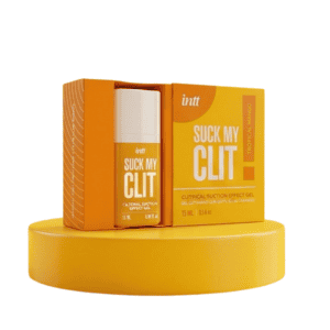Produto de estimulação clitoriana com efeito de sucção potente.