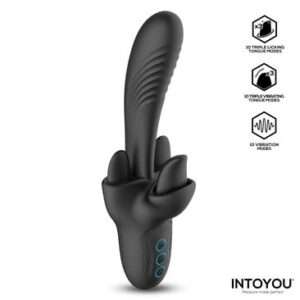 2 triton vibrador triple lengua
