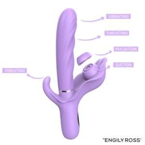 2 apollo vibrador con thrusting tapping y succion