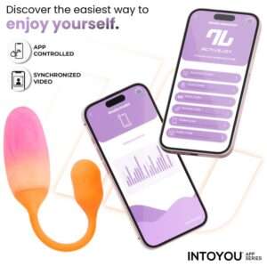 2 nexegg huevo vibrador silicona doble capa app naranjarosa