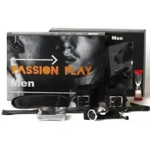 jogo erotico passion play men 48 cartas desafios dados algemas chicote venda plug metal ampulheta portugues perola sexshop 330024