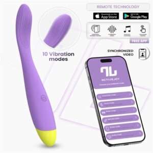 1 neya g spot vibrator with app purple