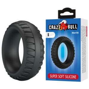 crazy bull merritt super soft silicone cock ring