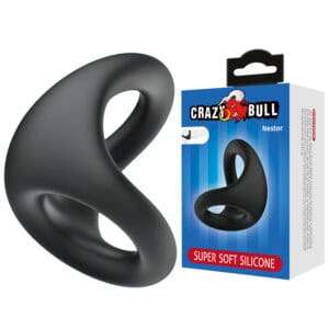 crazy bull nestor super soft silicone cock ring