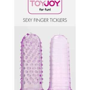 Toy Joy Sexy Finger Ticklers – Estimuladores de dedo roxo, 2 unidades – vista 2