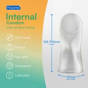 Pasante – Preservativos internos sem látex, 3 unidades – vista 3