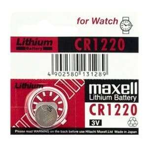 Pilha botão Maxell CR1220 de lítio 3 V, uma unidade