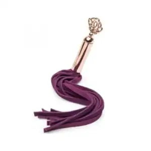 Fifty Shades Freed Cherished — Mini Chicote de Camurça Roxo