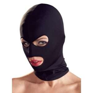 Bad Kitty – Capuz preto com aberturas para olhos e boca