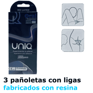UNIQ Oral Love — Barreiras Orais Sem Látex, 3 Unidades