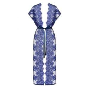 Obsessive Flowlace – Robe de renda azul S/M